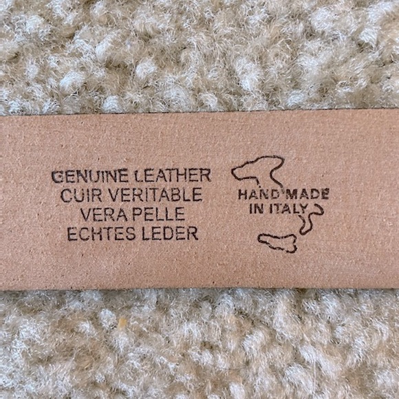 NEW Men’s  leather belt - Picture 2 of 3